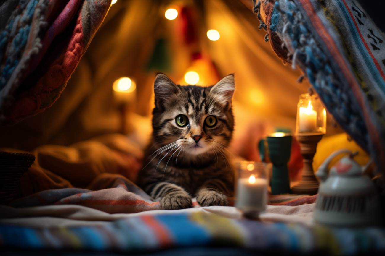 Cica sátor: kényelem és szórakozás macskáknak