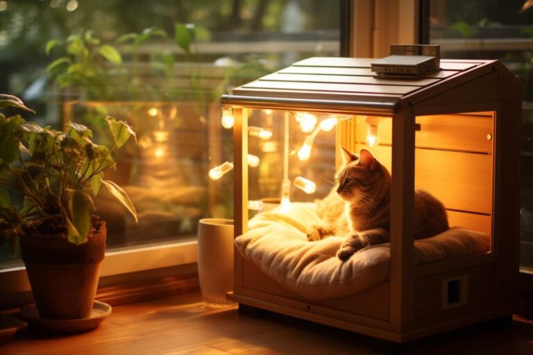 Fűthető macskaház: a macskák kényelmes otthona a tél során